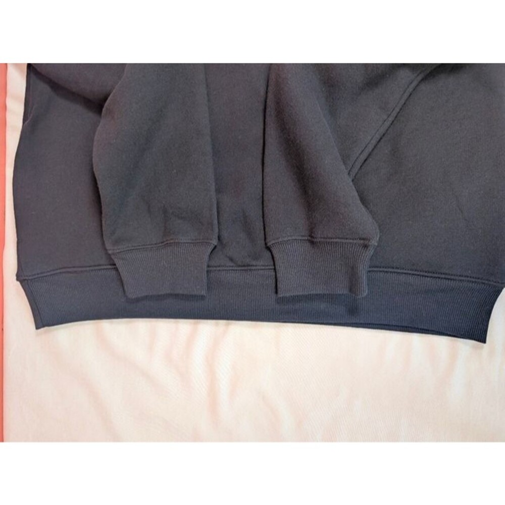 Women's Wild Fable Off the Shoulder Pullover Sweatshirt Black XS - Picture 4 of 8